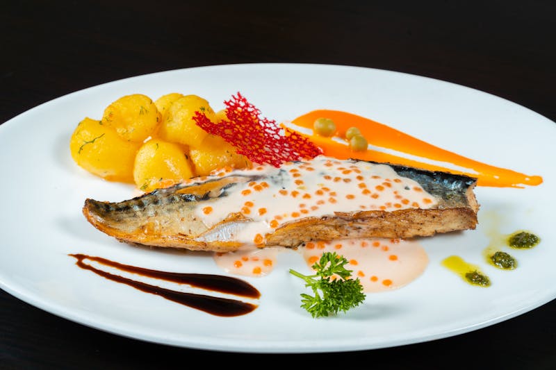 Artisan Bruschetta with roasted tomatoes and fresh basil