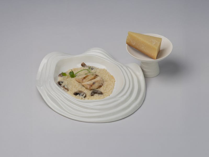 Pan-roasted Chilean Sea Bass with seasonal vegetables